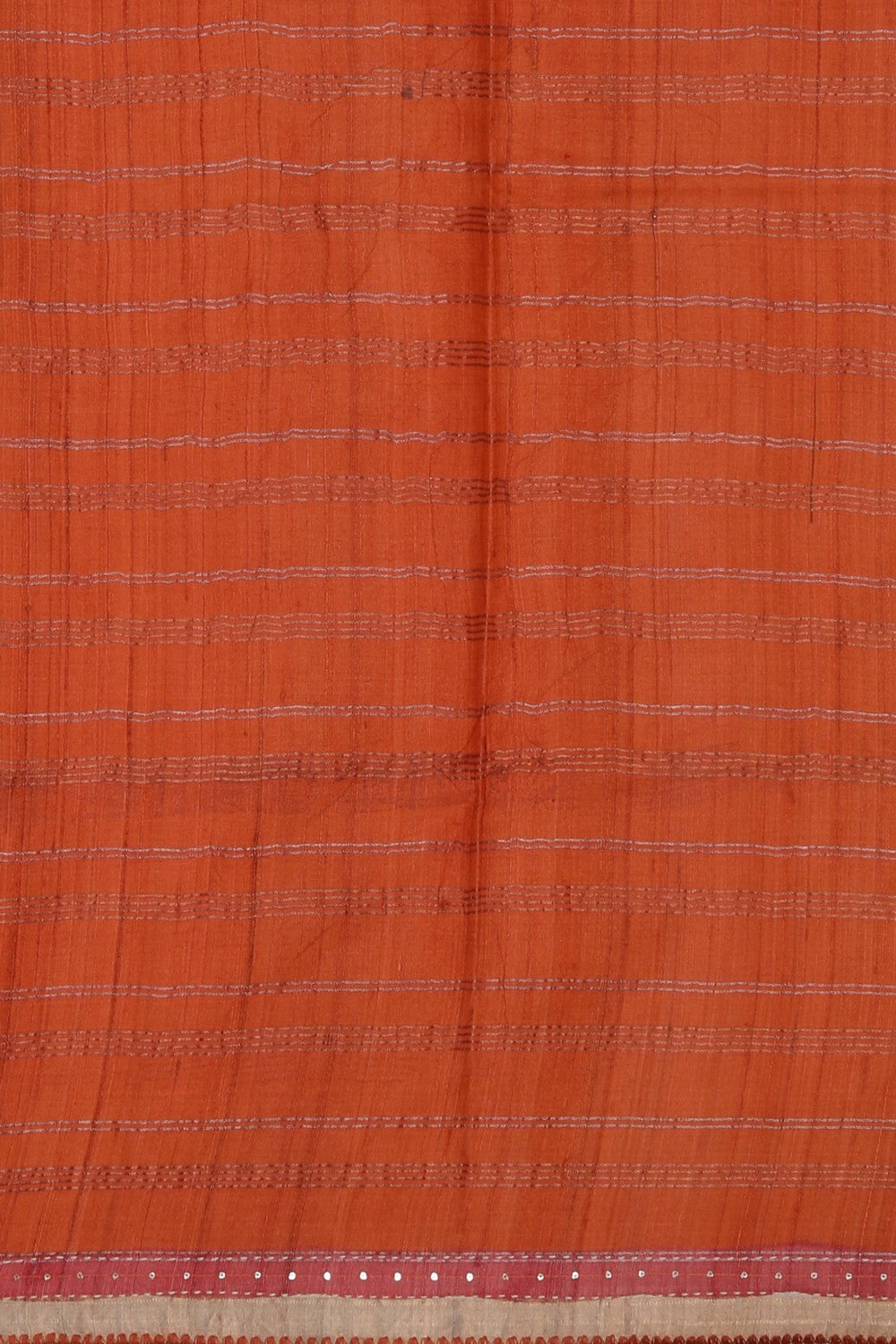 Image of Kantha Stitch Tussar Silk Saree